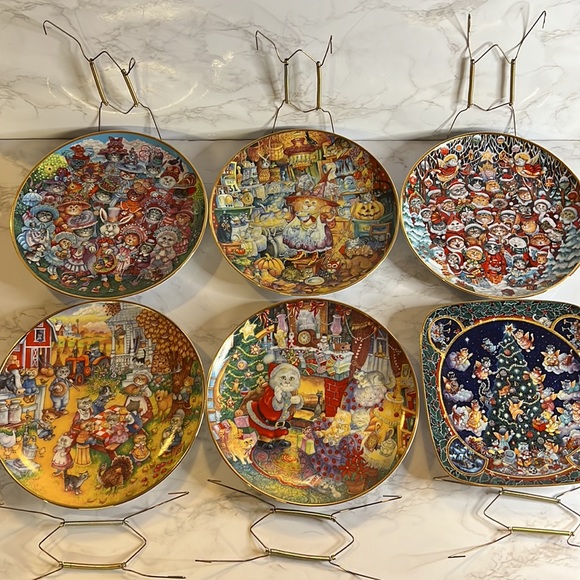 Cat Plates 6 of The Cutest Cat 😻Plates You’ll Ever Find! MeeYoww! Franklin Mint - Picture 14 of 17